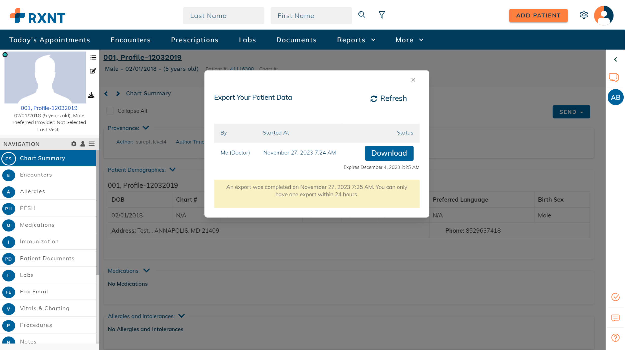 EHI Single patient download.png