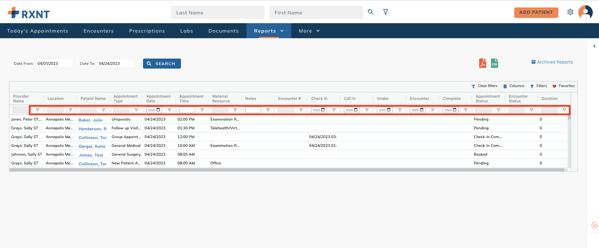 Today_s_Appointment_Report_Date_and_Search.png