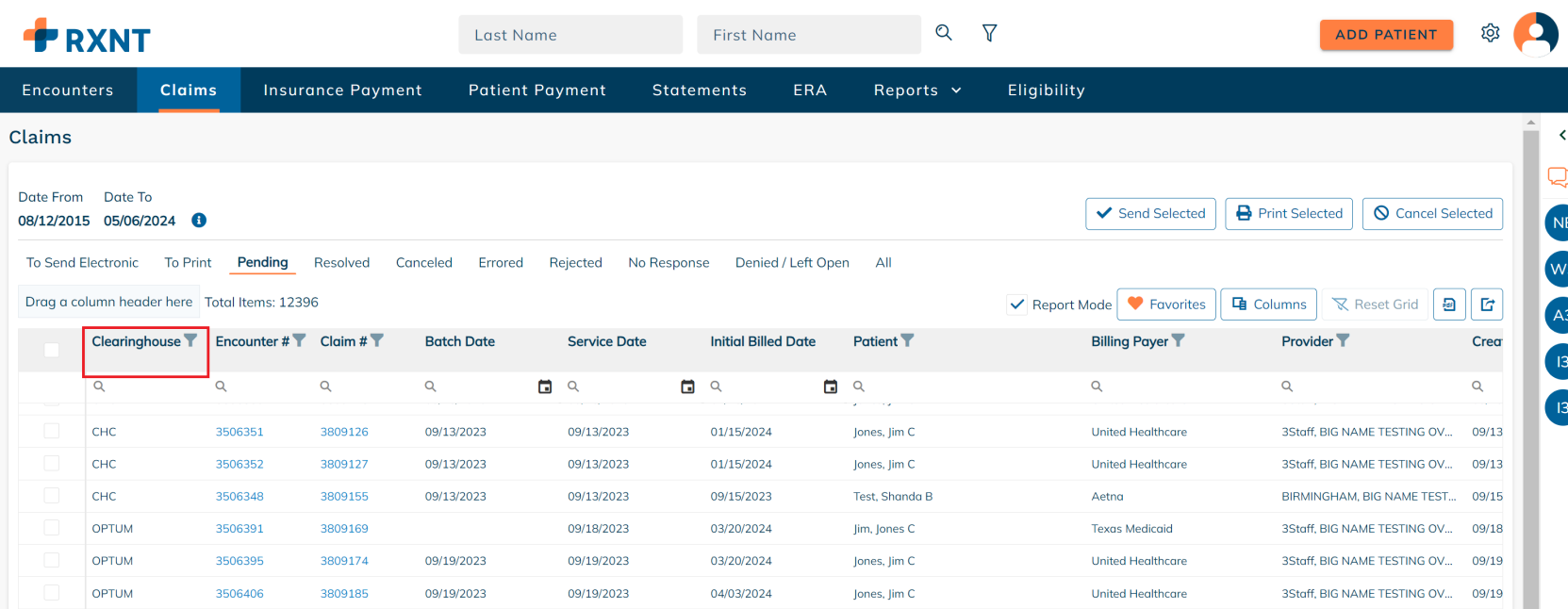 Edit & Resubmit Claim Information – RXNT Help Center