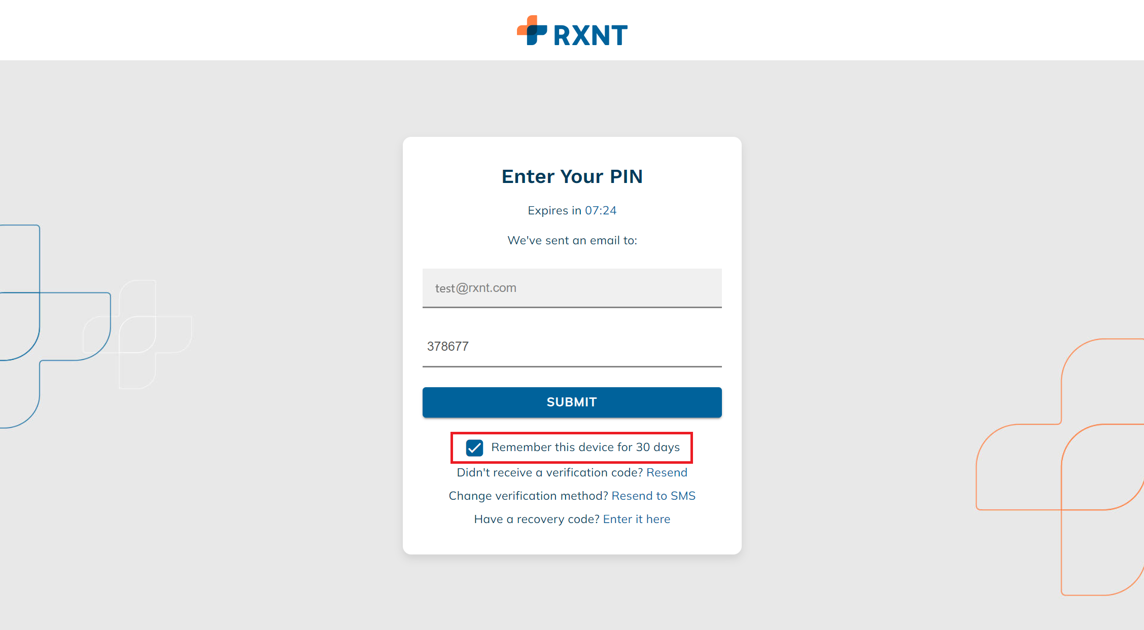 Multi-Factor Authentication (MFA) – RXNT Help Center