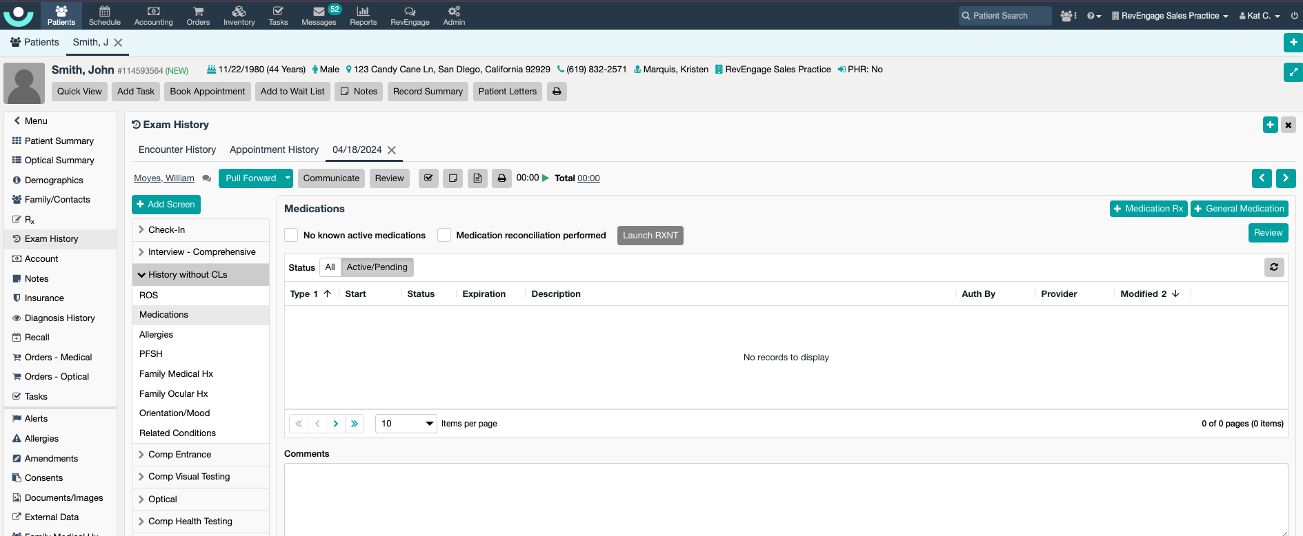 Launch RXNT in Exam on Medication Screen.png