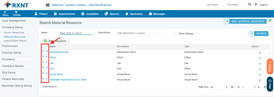 Manage Scheduler Resources – RXNT Client Resolution Center