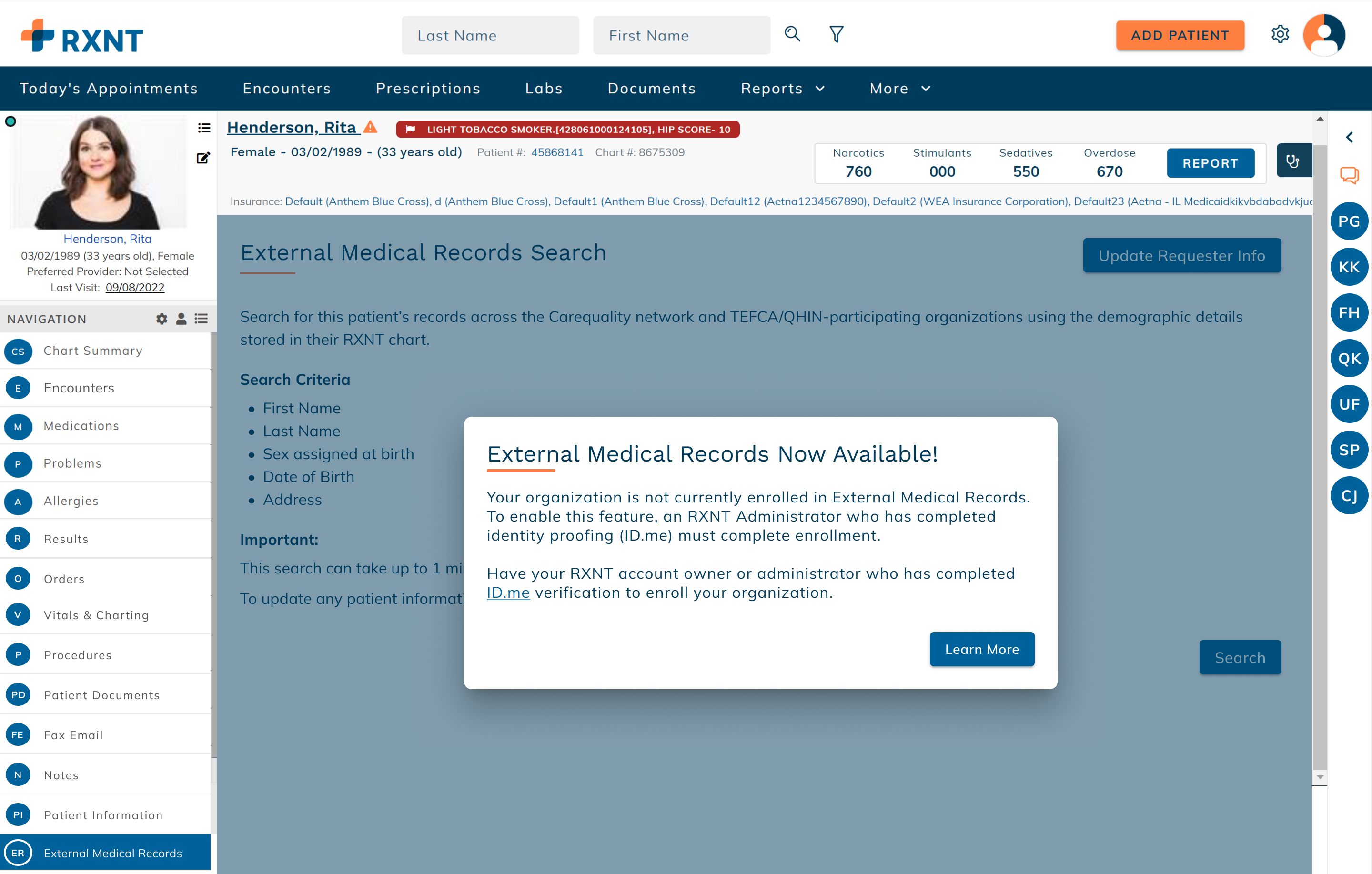 EHR — QHIN (External Medical Records Sign Up).png